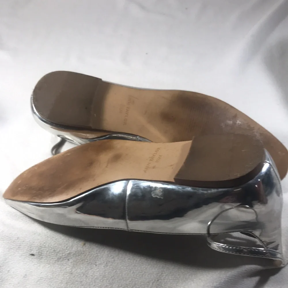 Ann Taylor sleek silver